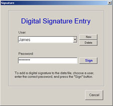 digital signature screen